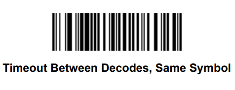 Setting a Timeout Interval When Scanning Same and Different Barcodes