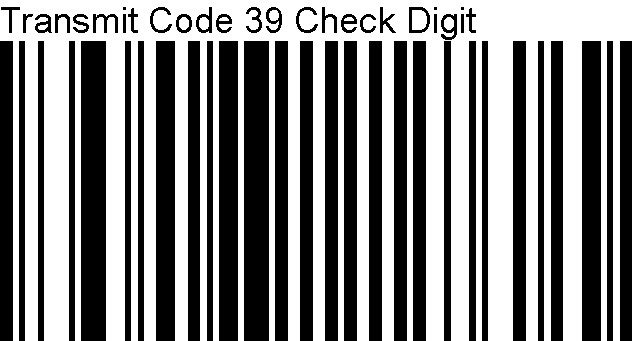 发送Code 39校验位
