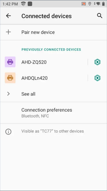 Difference in How Android 8 and 10 Are Displaying Bluetooth Devices