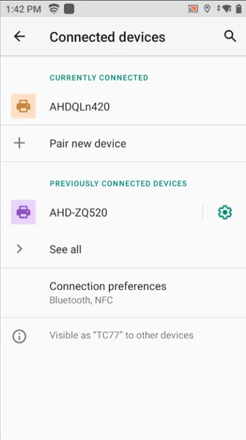 Difference in How Android 8 and 10 Are Displaying Bluetooth Devices