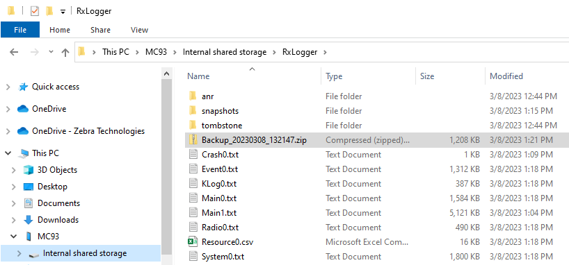 Sammeln von Debug-Protokollen mit dem RxLogger-Dienstprogramm