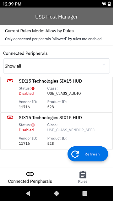 Deploy USB Host Manager Control Rules Via StageNow