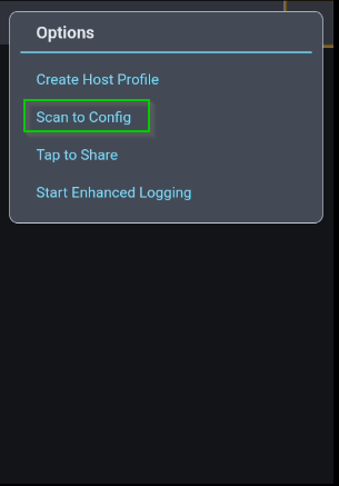 Velocity: distribuisci il profilo utilizzando Scan to Config