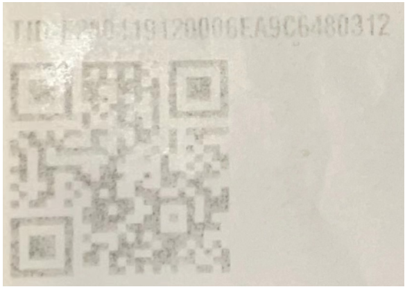 Using FE Command to Read TID and Print it Into QR Code