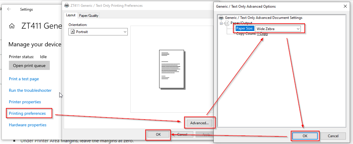 Large Fields Contain Spaces When Printed with Microsoft Generic