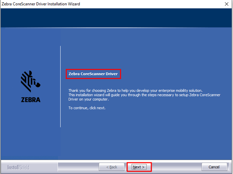 123Problema di installazione desktop RFID: versione del driver Zebra ...