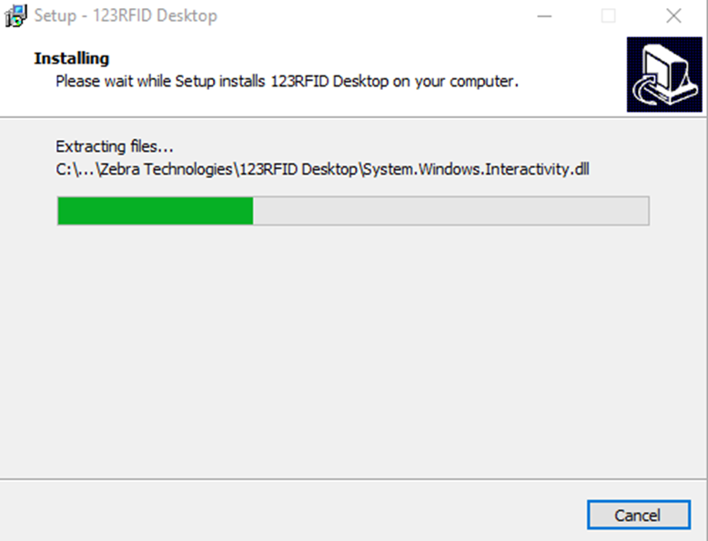 123Problema di installazione desktop RFID: versione del driver Zebra ...
