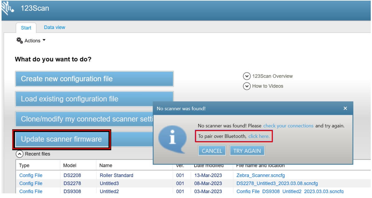 Resolver el dispositivo DS2278/DS3678/DS8178/LI4278/CS6080 que no se ...