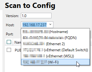 Velocity Client: Scannen naar Config: Fout bij ophalen van configuratie