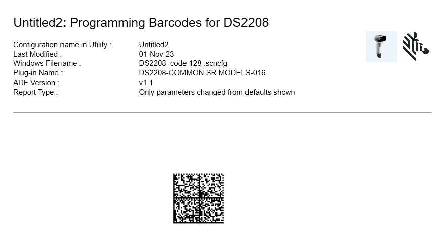 Request ADF Rules on 1st Code 128 Suffix Enter and 2nd Scan of Code 128 ...