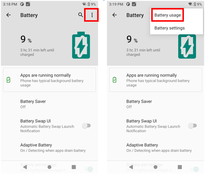 Utilizzo della batteria di applicazioni o funzioni sui dispositivi ...