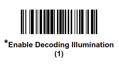 Enabling or Disabling Scanner Illumination