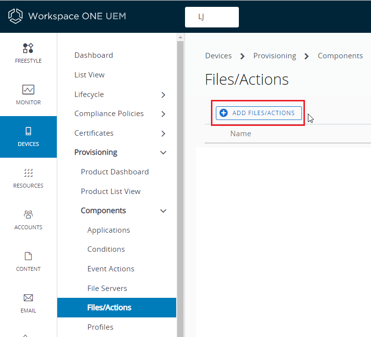 EMM VMWare Workspace ONE UEM を使用して自動システム アップデートを有効にする