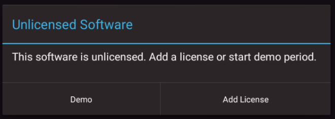 Velocity Unlicensed Software Demo Period Timeout