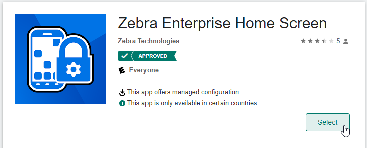 Instale Enterprise Home Screen (EHS) a través de EMM Microsoft Intune