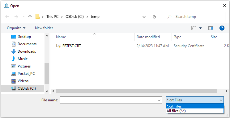 StageNow: AccessMgr Application Signature File for APK package