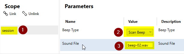 Velocity: Replace a Specified Type of Beep With a Sound File