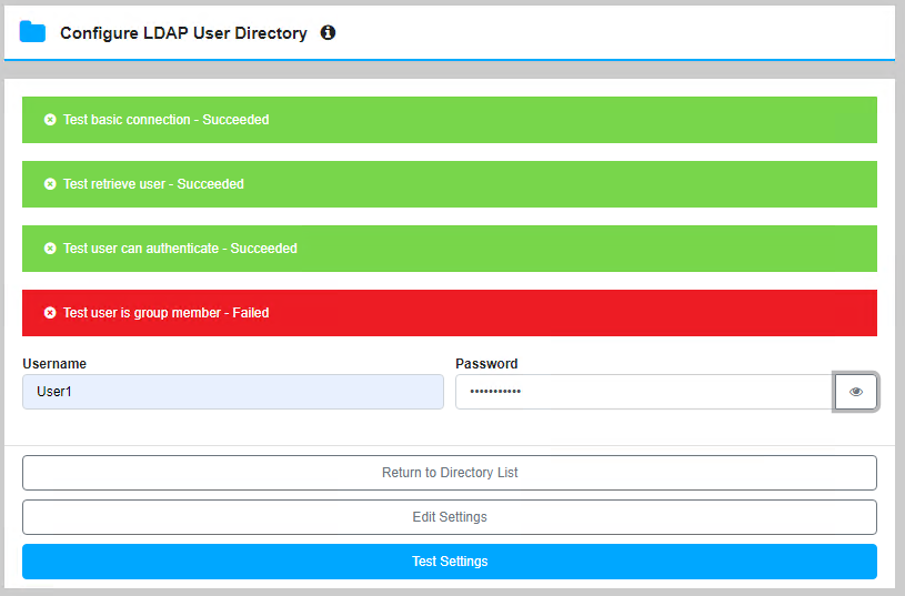 Printer Profile Manager Enterprise (PPME) LDAP User Directory Settings ...