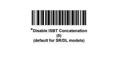 DS81X8-HC Is Concatenating ISBT 128 Blood Tag Barcodes