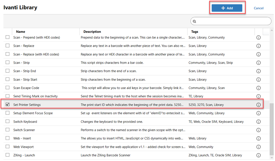 Velocity: Version 2.1.8 Supports Bluetooth (BT) and Serial Printing for ...