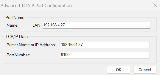 Instalando uma impressora Zebra de rede usando os utilitários de