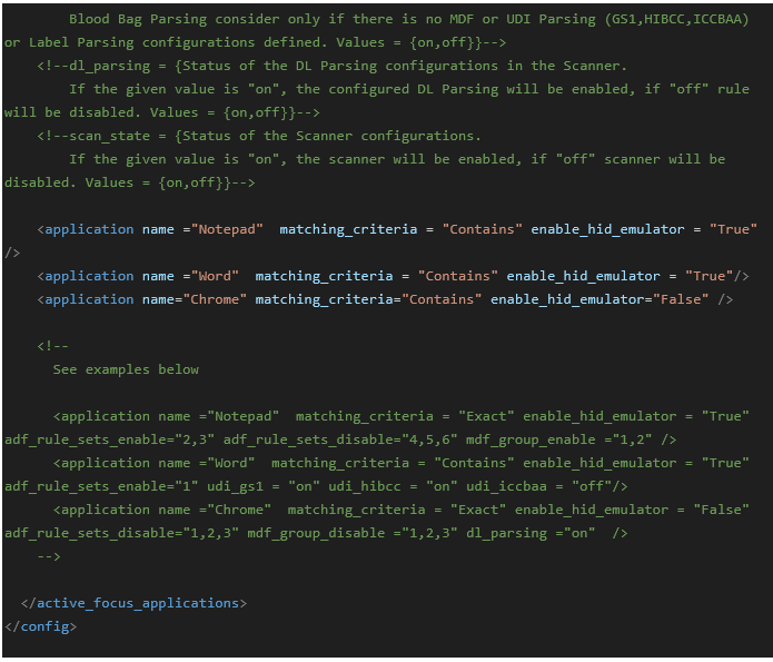 Configuring Application Settings in Active Focus Manager for Windows (AFM)