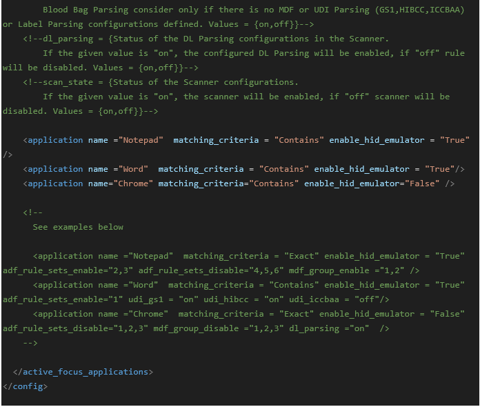 Toepassingsinstellingen configureren in Active Focus Manager voor ...