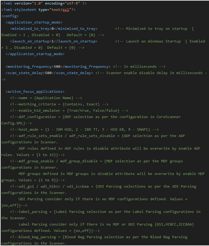 Konfigurieren der Anwendungseinstellungen im Active Focus Manager für ...