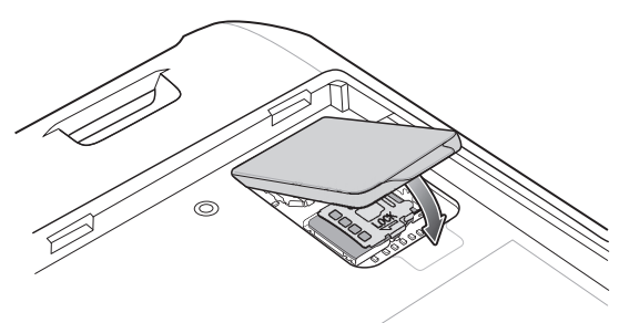 TC21/TC26: Een MicroSD-kaart installeren