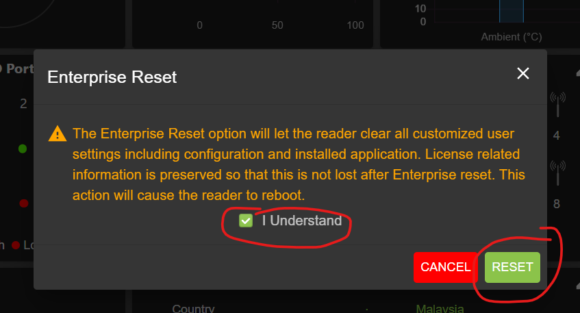 NoT Reach/NoT Regret/NoT Reset・Release Performing Enterprise Reset for FXR90