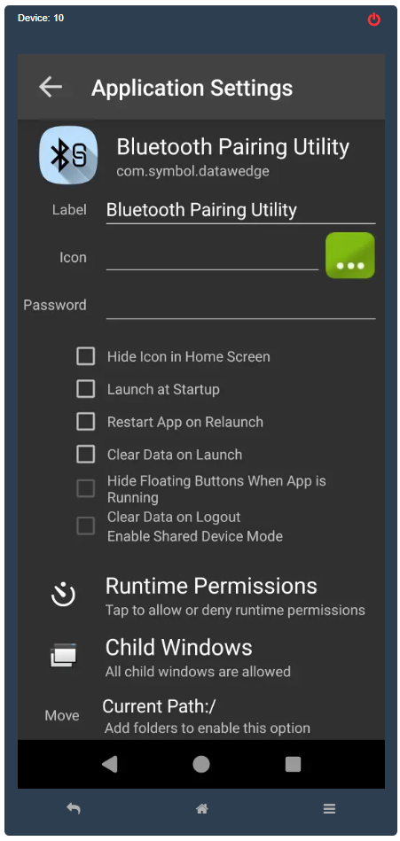 Android 14: Enable Bluetooth Pairing Utility Using 42Gears SureMDM
