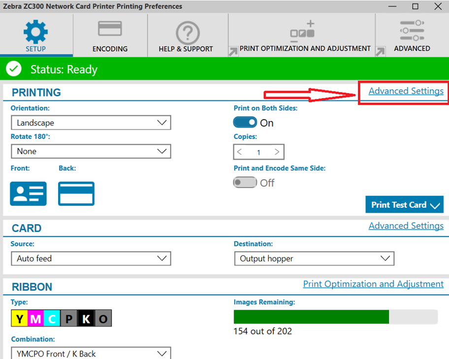 Changing Web Interface from HTTP to HTTPS on ZC Series Card Printers