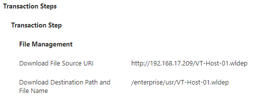 Implante o arquivo de configuração do Velocity Client (.wldep) via ...
