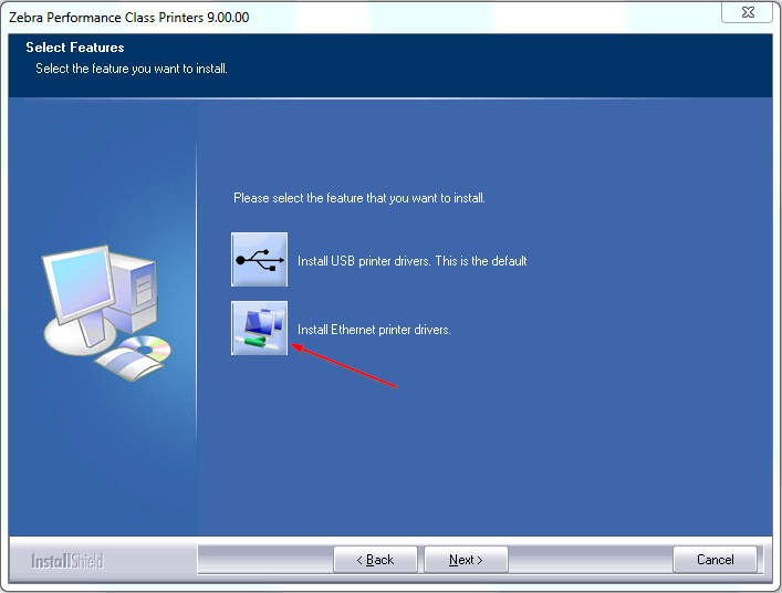 Installing Network Driver for Zebra P100, P300, and P400 Series
