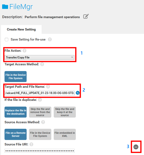StageNow OS Full and Incremental Deployment on Device File Path