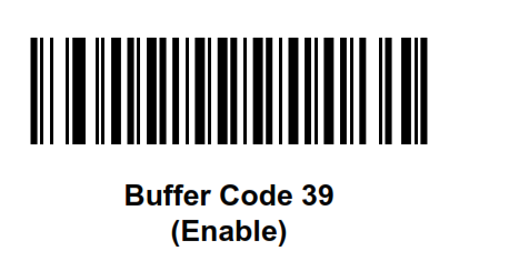 Scan and Store Code39 Barcodes to Enable Transmitting All Scanned