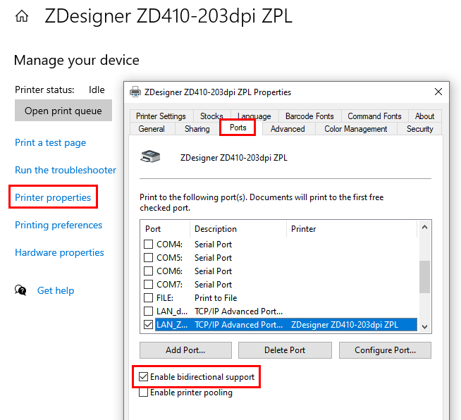 Utilidades de configuración de Zebra : instalación del monitor de ...