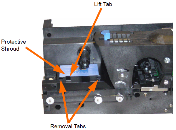 Card Getting Stuck under Encoder/Exit Shroud