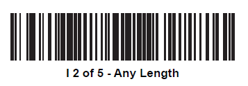 Interleaved 2 of 5 barcodes inschakelen voor LS-, LI- en DS-scanners
