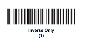 Inverse datamatrix en QR op scanners inschakelen