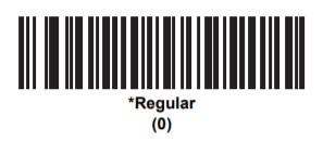 Inverse datamatrix en QR op scanners inschakelen