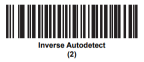 Inverse datamatrix en QR op scanners inschakelen