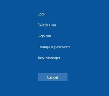 Send the CTRL+Alt+Del Sequence without a Keyboard