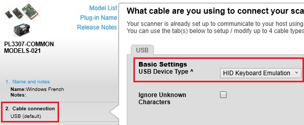 Espansione scanner posteriore (Zback): abilita il codice paese USB per ...