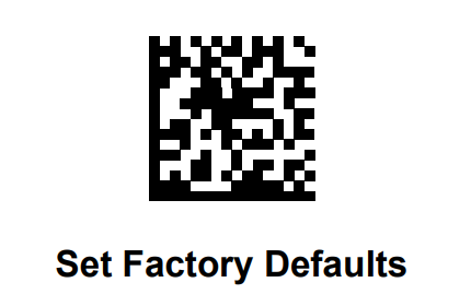 Scanners Set Default Parameters