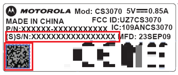 Locate Serial Number: Portable and Companion Scanners