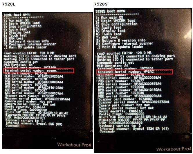 Locate Serial Number: Handheld Computers