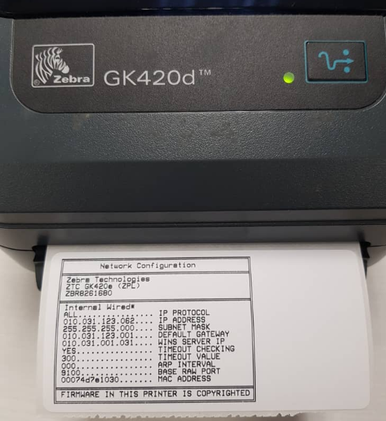 LCD Kontrol Paneli Olmayan Bir Yazıcıda Yazıcınızın IP Adresini