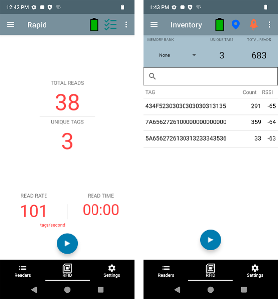 EM45 RFID: настройка OEMConfig для переназначения кнопки для считывания ...