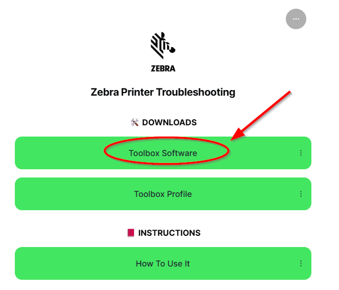 Zebra Toolboxをインストールしてプロファイルをインポートする